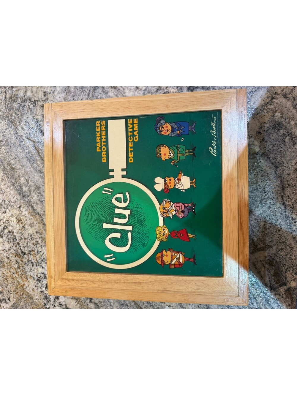 Parker Brothers Clue Detective Game Nostalgia Series in Wooden Box